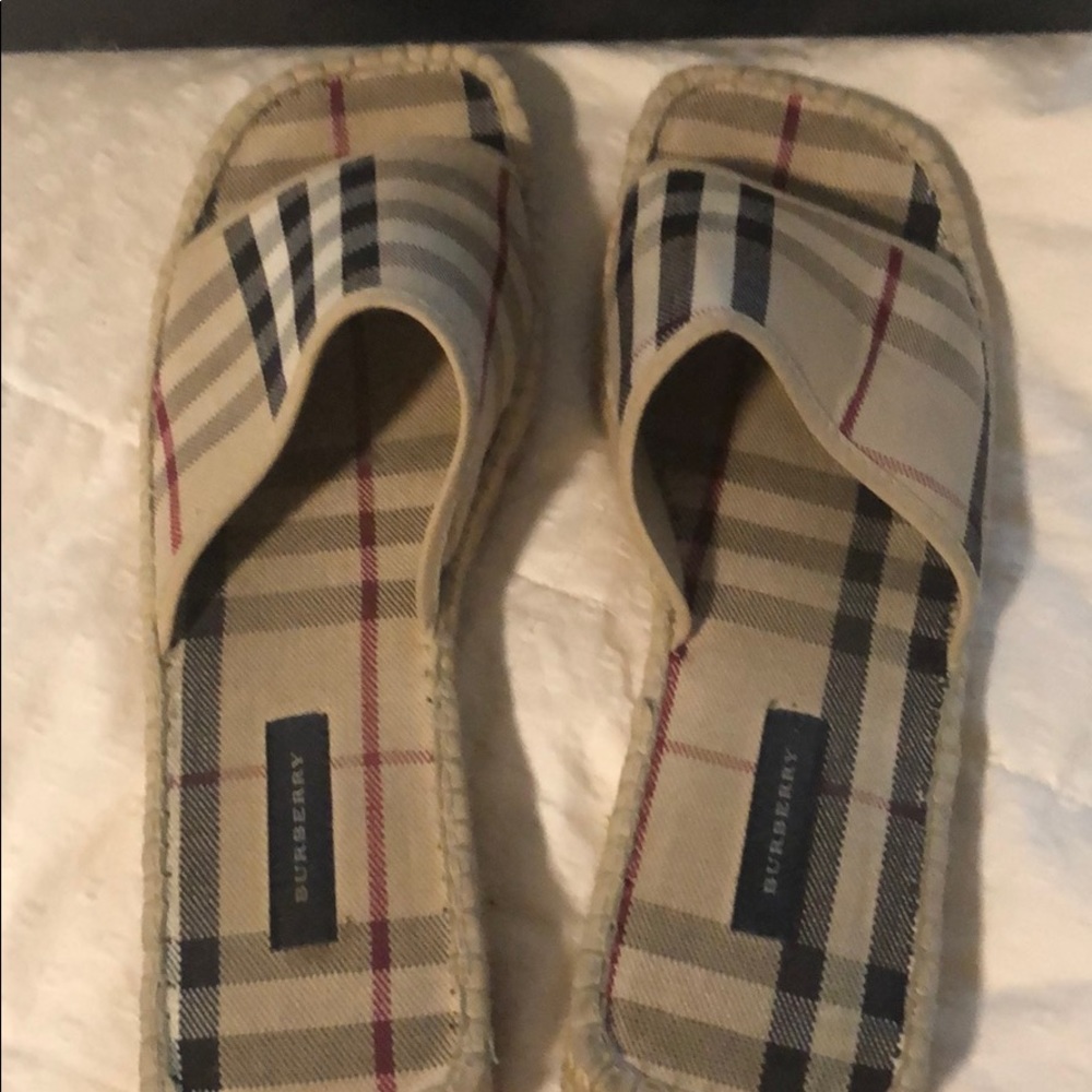 Burberry Open Toe Mule